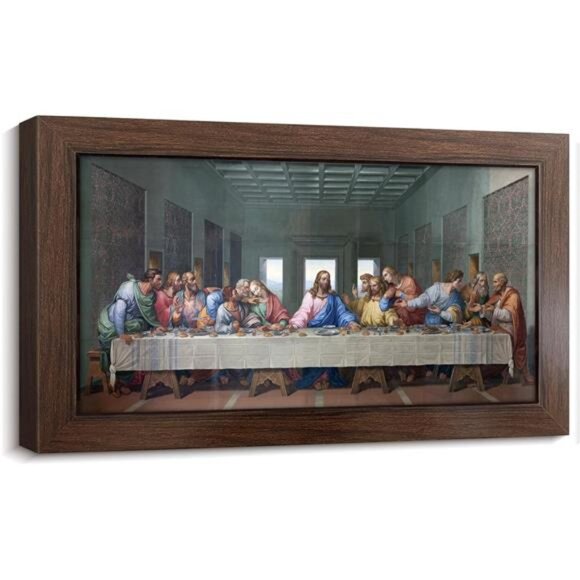 The Last Supper Christian Wall Decor Christian Art Jesus Decor Jesus Wall